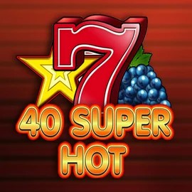 40 Super Hot online game logo by Amusnet Interactive on luckyvibecasino.at
