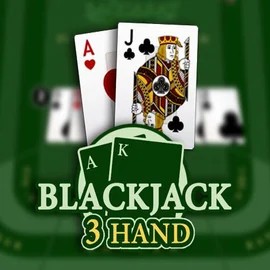 Blackjack 3H (Habanero) slot logo by Habanero at LuckyVibe Casino