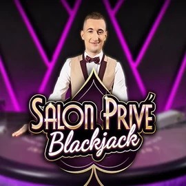 Blackjack Salon Privé logo by Ezugi at LuckyVibe Casino