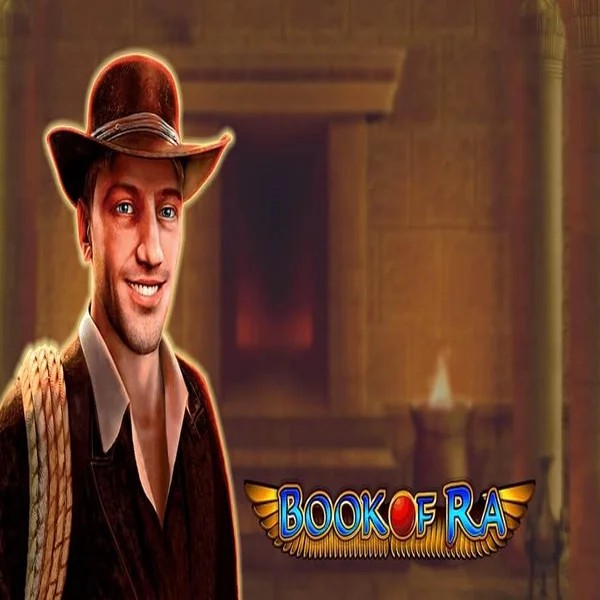Book of Ra logo by Greentube LuckyVibe Casino