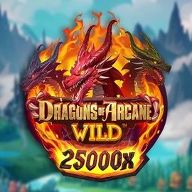 Try Dragons of Arcane Wild slot by Foxium on luckyvibecasino.at – logo image