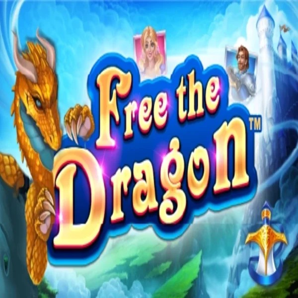 Free the Dragon slot logo by Playtech at LuckyVibe Casino