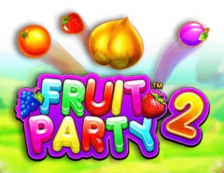 Fruit Party 2 slot logo by Pragmatic Play at LuckyVibe Casino