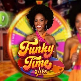 Funky Time slot icon by Evolution, available at LuckyVibe Casino