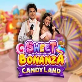 Sweet Bonanza Candy Land Live by Pragmatic Play, showcased at luckyvibecasino.at – game logo